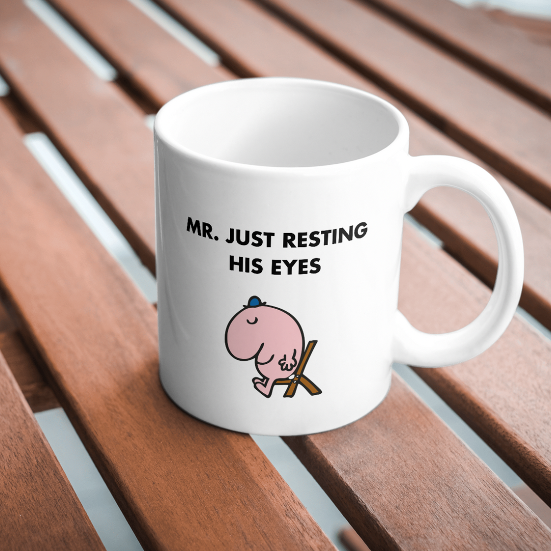 Mr. Just resting his eyes 11oz mug