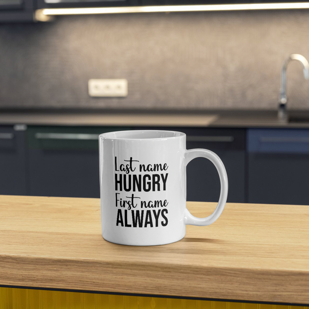 Always hungry mug