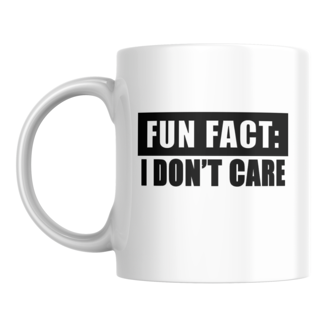 I don’t care mug