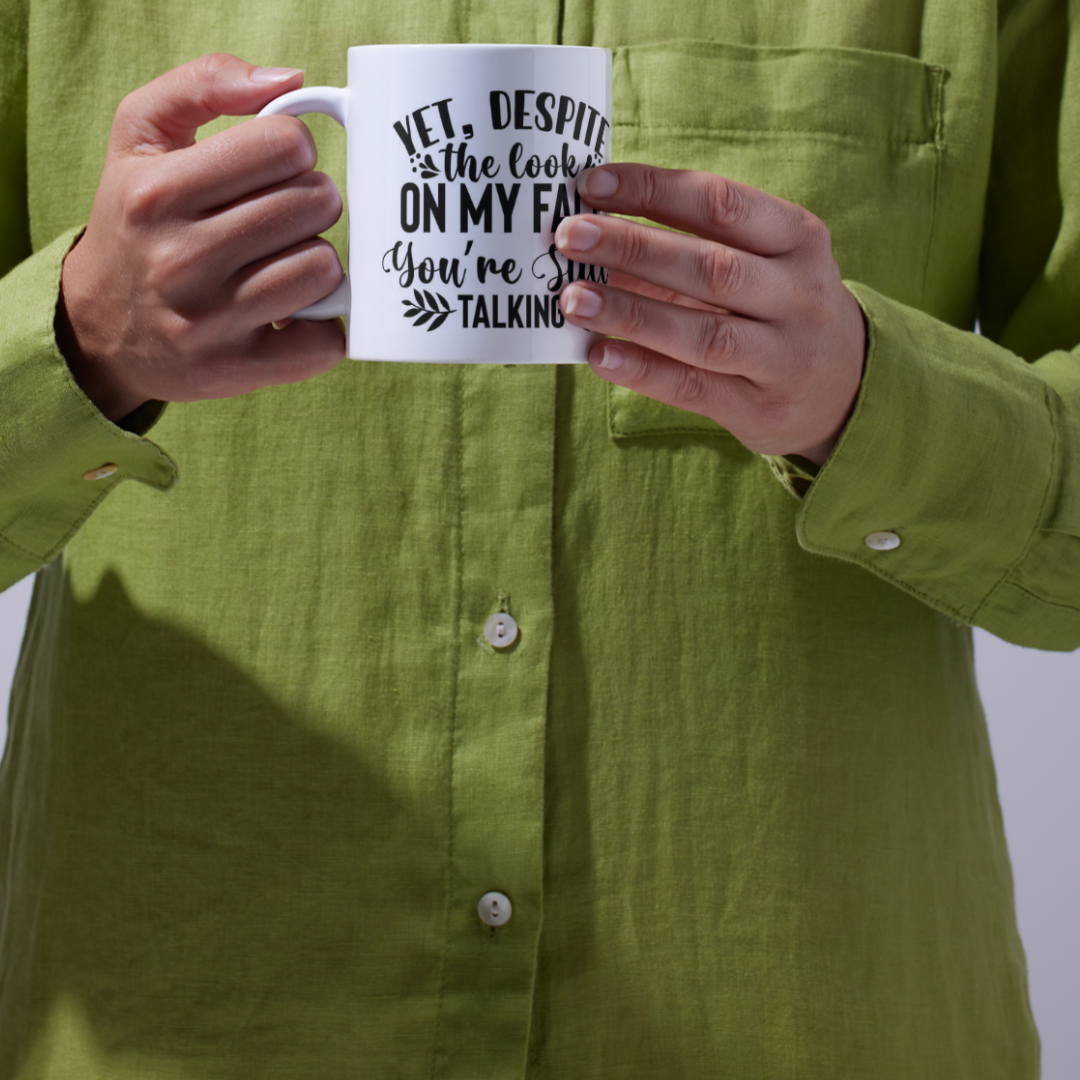 The look on my face mug